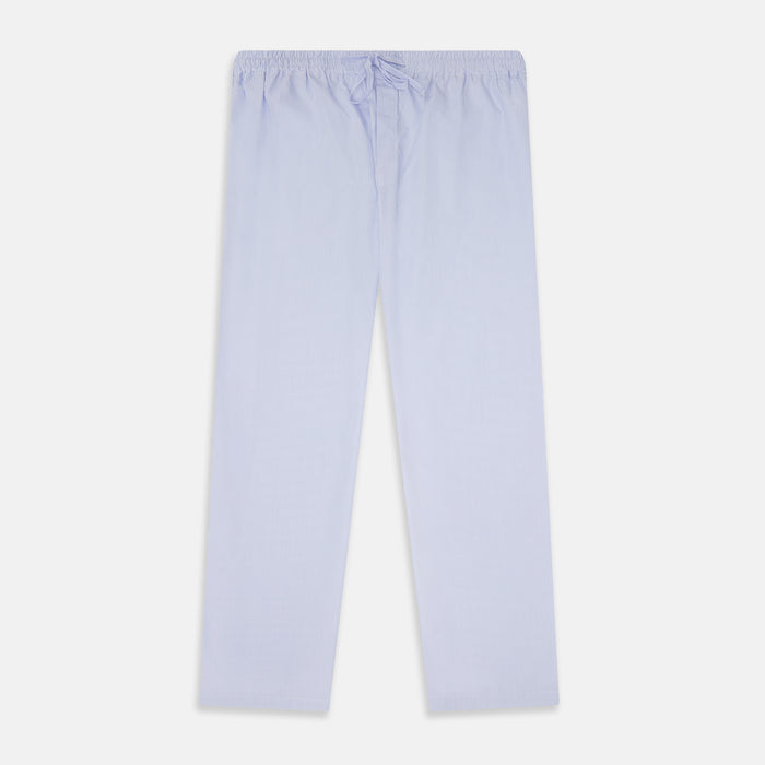 Pale Blue Fine Stripe Pyjama Trousers