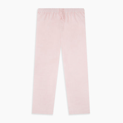 Pale Pink Linen Pyjama Trousers Image 4