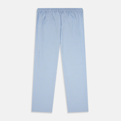 Blue Prince of Wales Check Pyjama Trousers Image 2