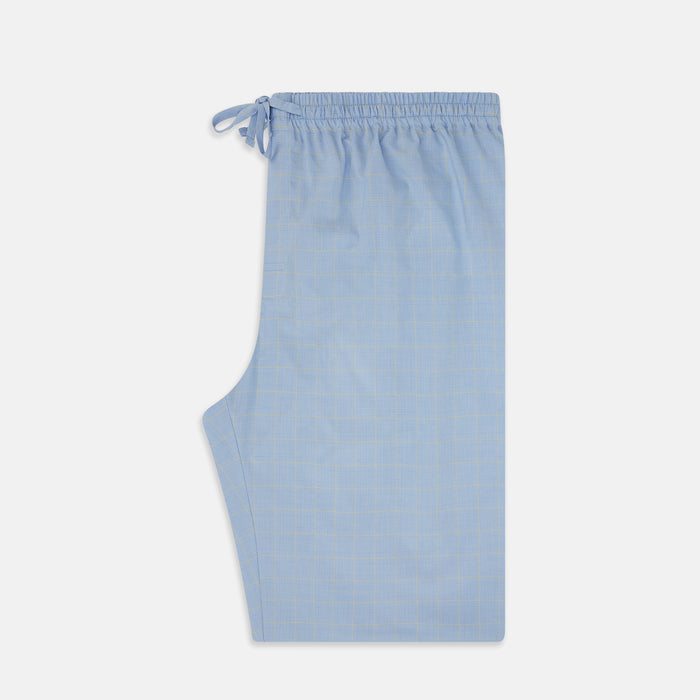 Blue Prince of Wales Check Pyjama Trousers Image 3