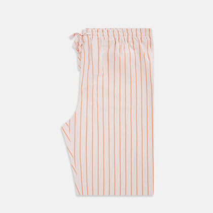 Orange Multi Track Stripe Pyjama Trousers Image 3
