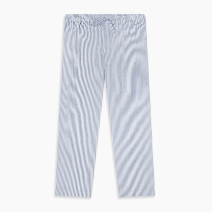 Blue Shadow Pinstripe Pyjama Trousers Image 5