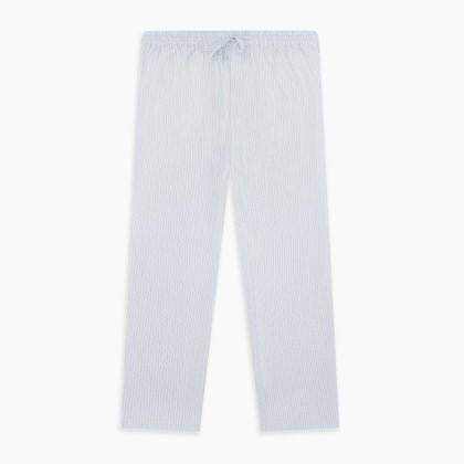 Blue Multi Pinstripe Pyjama Trousers Image 4