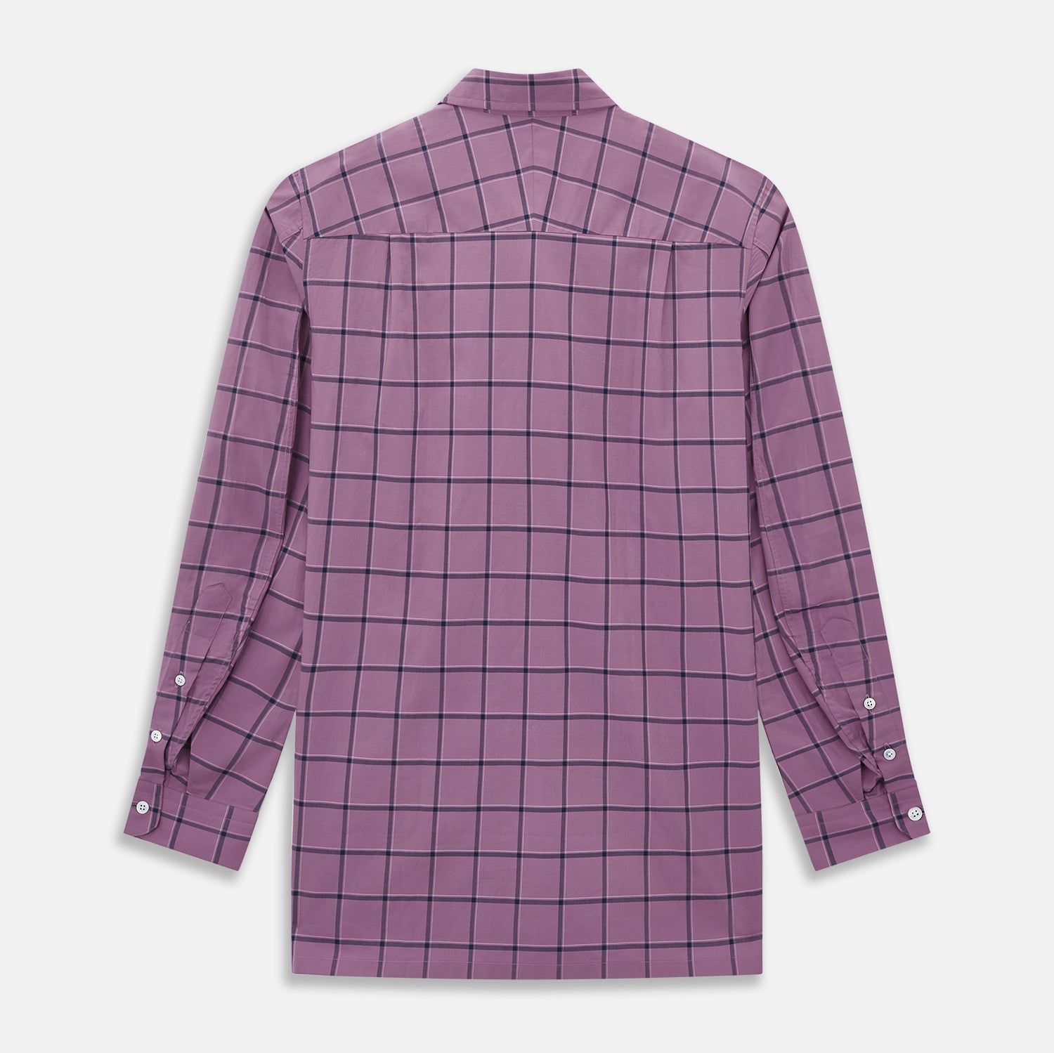 View 3 of product Online Exclusive · Antique Pink Grid Check Piccadilly Shirt 19.0