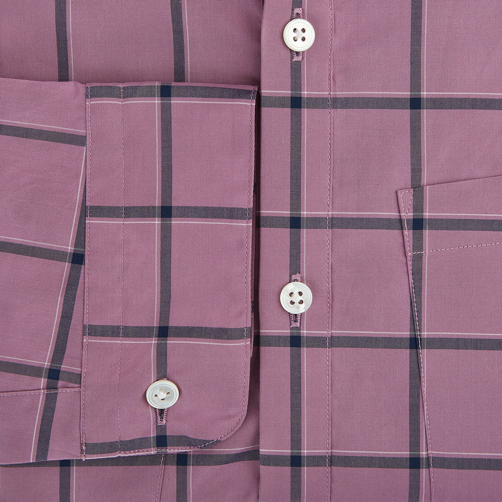 Online Exclusive · Antique Pink Grid Check Piccadilly Shirt 19.0