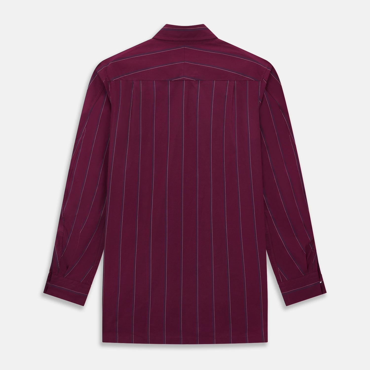 View 3 of product Online Exclusive · Wine Track Stripe Piccadilly Shirt 19.0