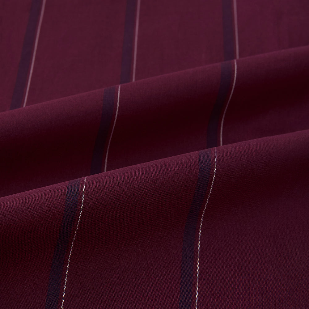 Online Exclusive · Wine Track Stripe Piccadilly Shirt 19.0