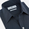 View 2 of product Navy and White Pin Check Piccadilly Shirt 18.5