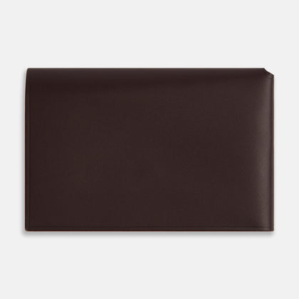 Burgundy Leather Trifold Wallet