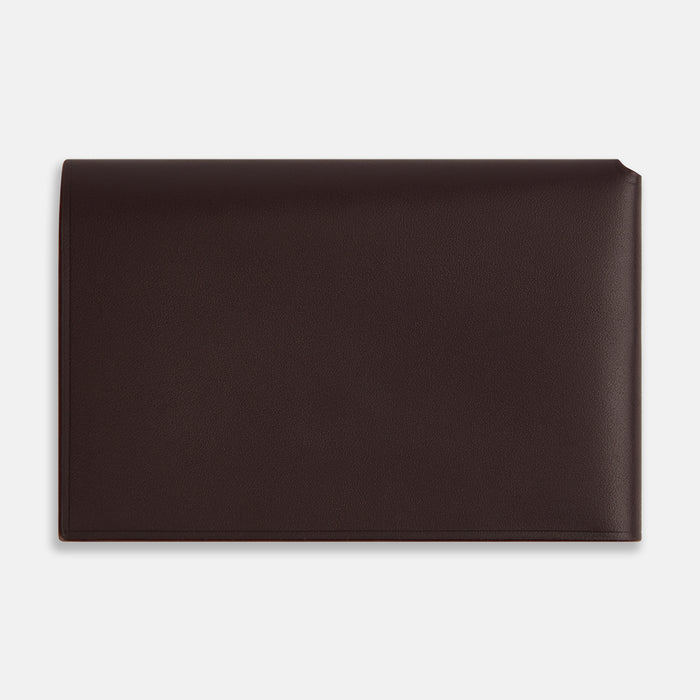 Burgundy Leather Trifold Wallet