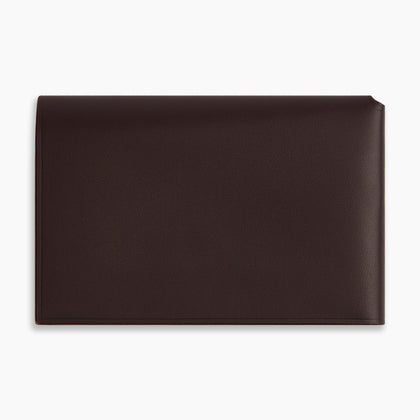 Burgundy Leather Trifold Wallet Image 5