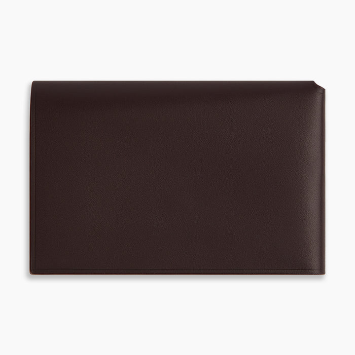 Burgundy Leather Trifold Wallet Image 5