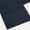 View 4 of product Navy Full-Grain Leather Trifold Wallet OS