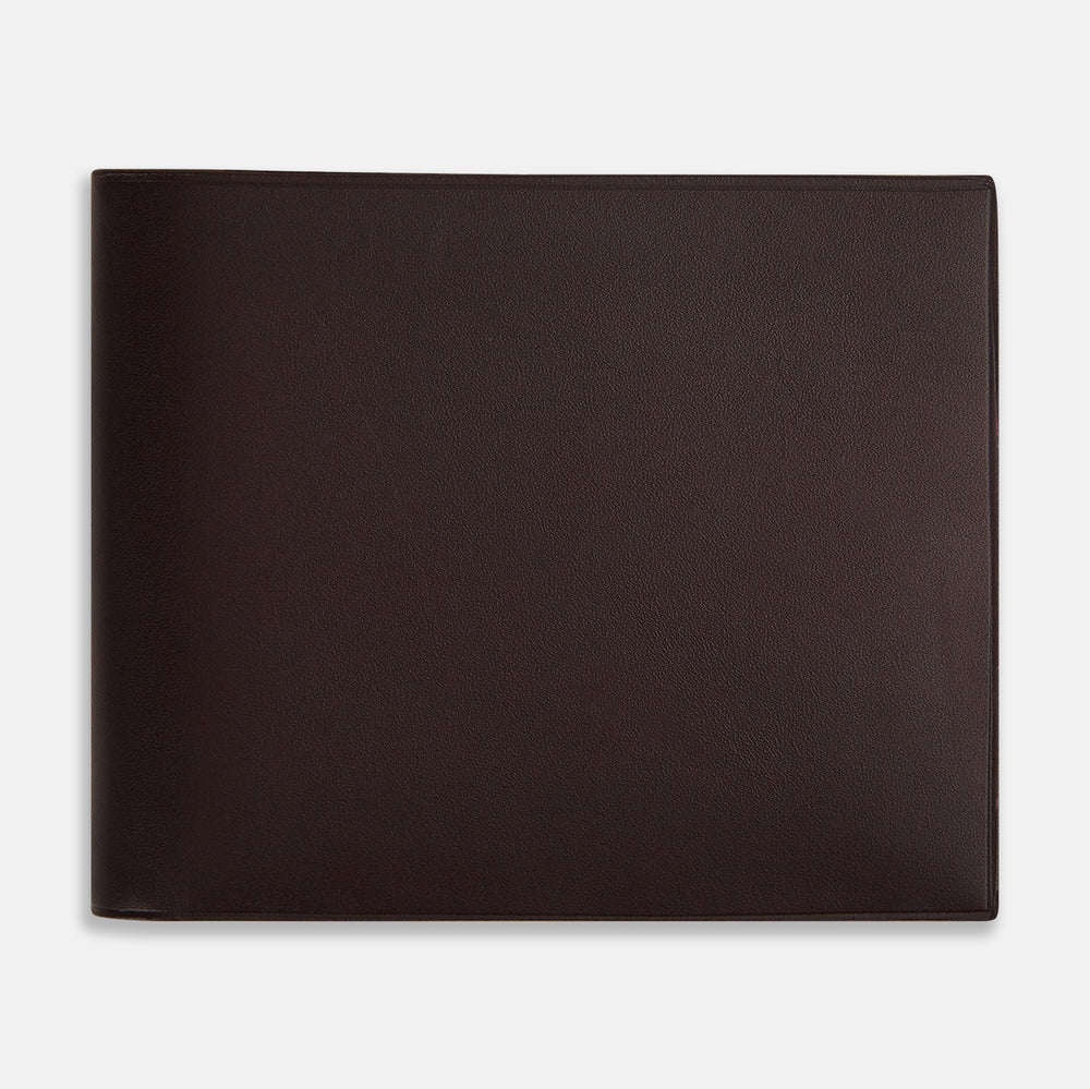 Burgundy Leather Bi-Fold Wallet OS