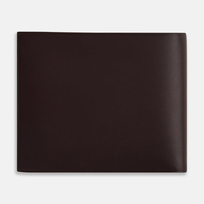 Burgundy Leather Bi-Fold Wallet Image 3