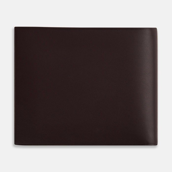 Burgundy Leather Bi-Fold Wallet Image 3