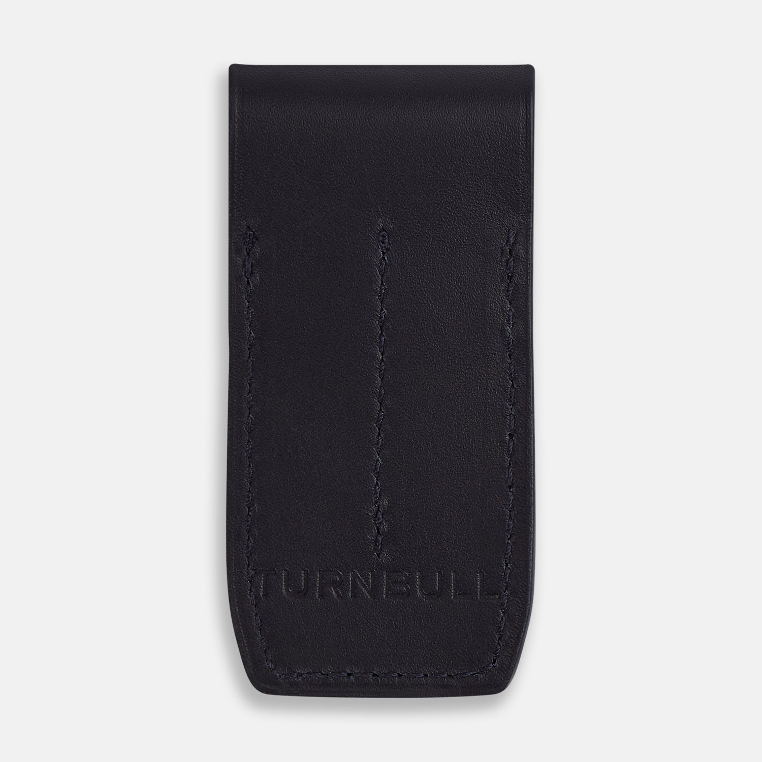 View 5 of product Navy Leather Collar-Stay Holder OS