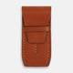 Cognac Leather Collar-Stay Holder OS