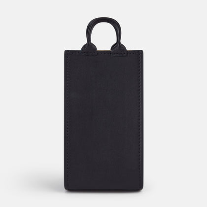 Navy Leather Pen holder