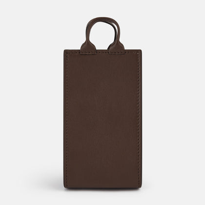 Dark Chocolate Leather Pen holder