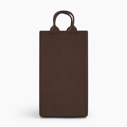 Dark Chocolate Leather Pen holder Image 5