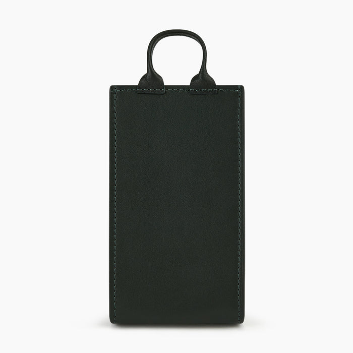 Forest Green Leather Pen holder Image 5