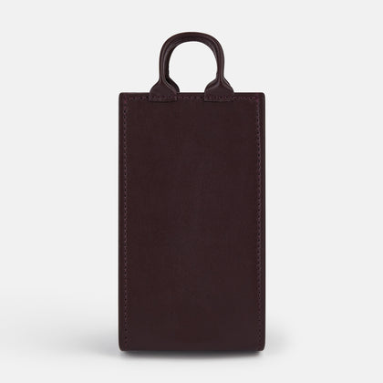 Burgundy Leather Pen holder