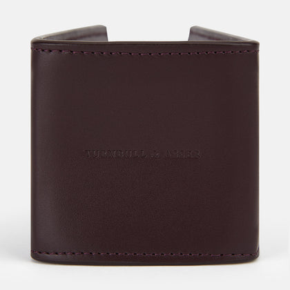 Burgundy Leather Pen holder Image 4