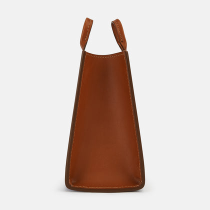 Cognac Leather Pen holder Image 2