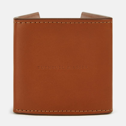 Cognac Leather Pen holder Image 4