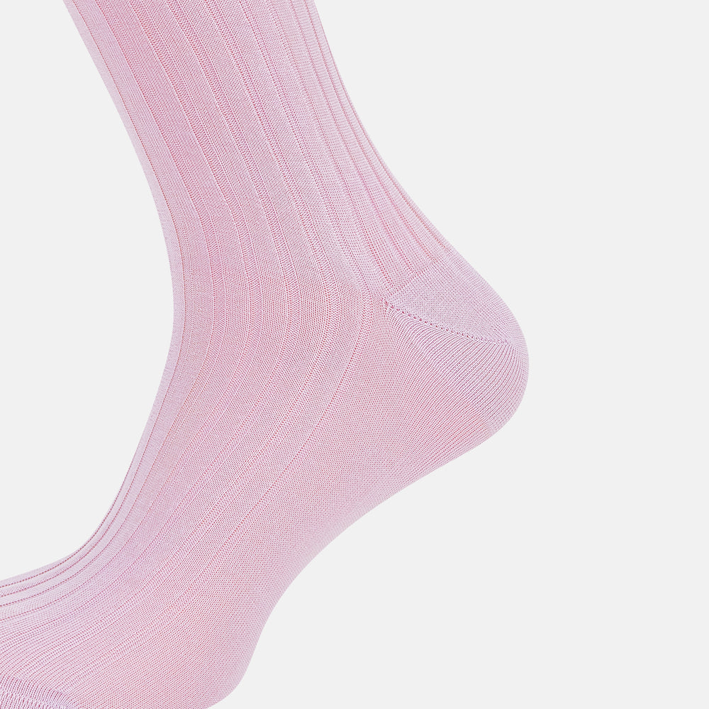 Pink Mid-Length Socks 13