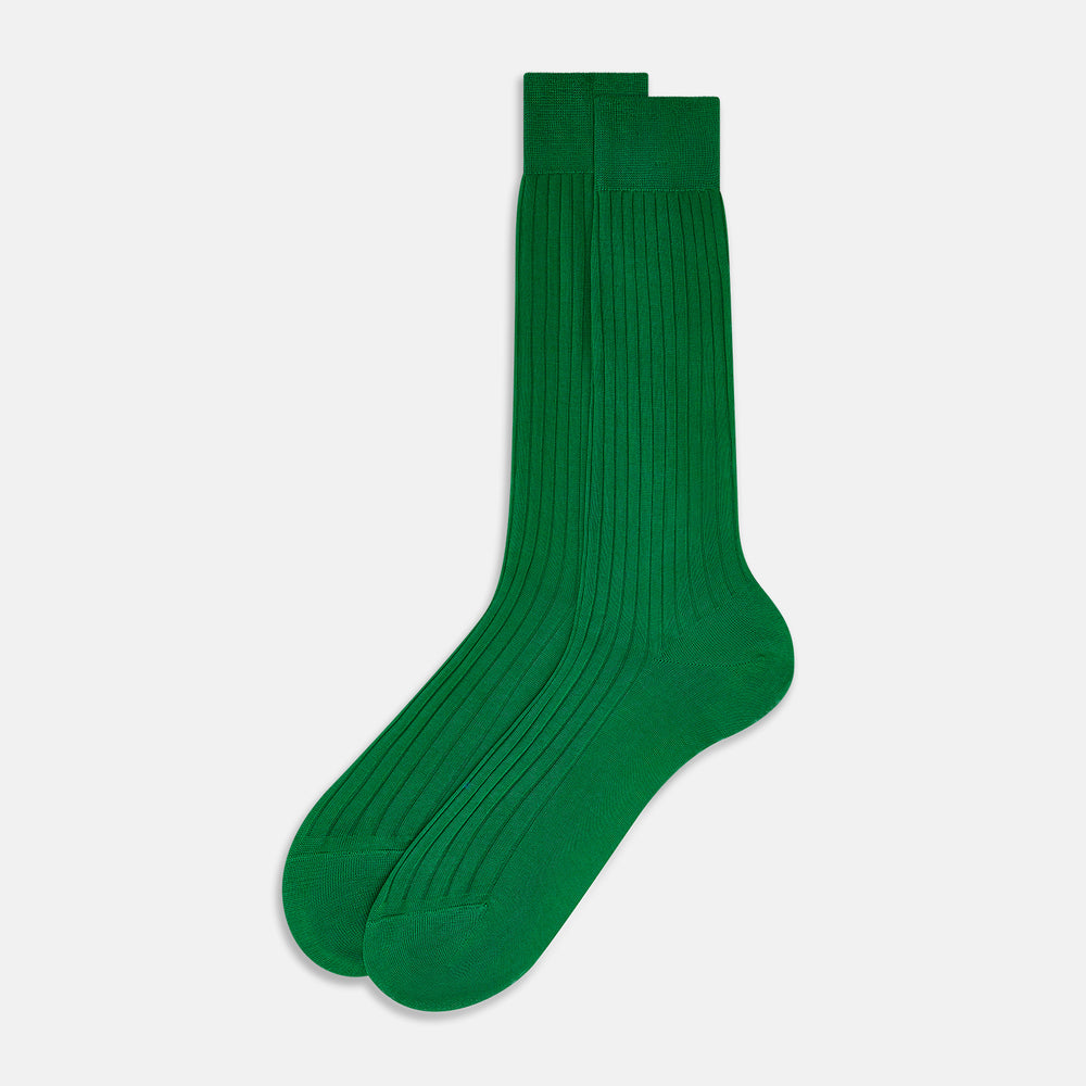 Fern Green Mid-Length Socks 13