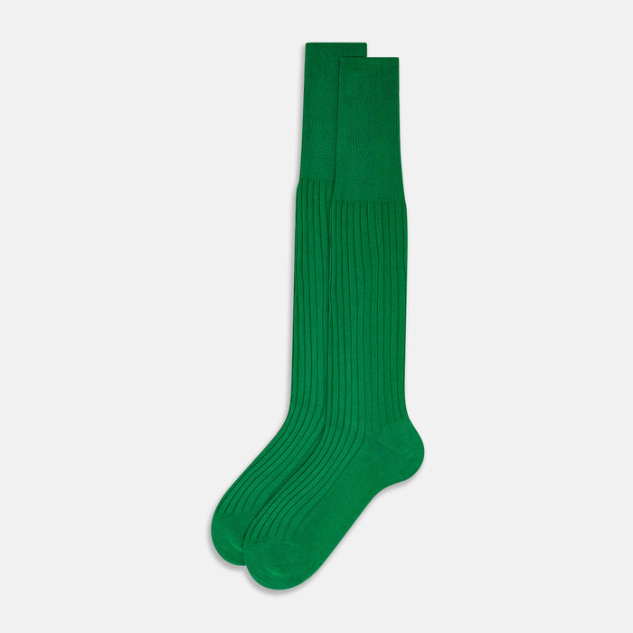 Grass Green Mid-Length Socks Image 1