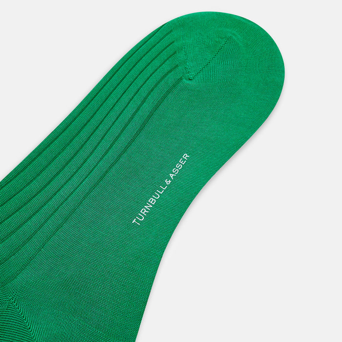 Grass Green Mid-Length Socks Image 2