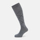 SOCKS LONG COTTON DIAMOND ON LIGHT GREY MELANGE 10+