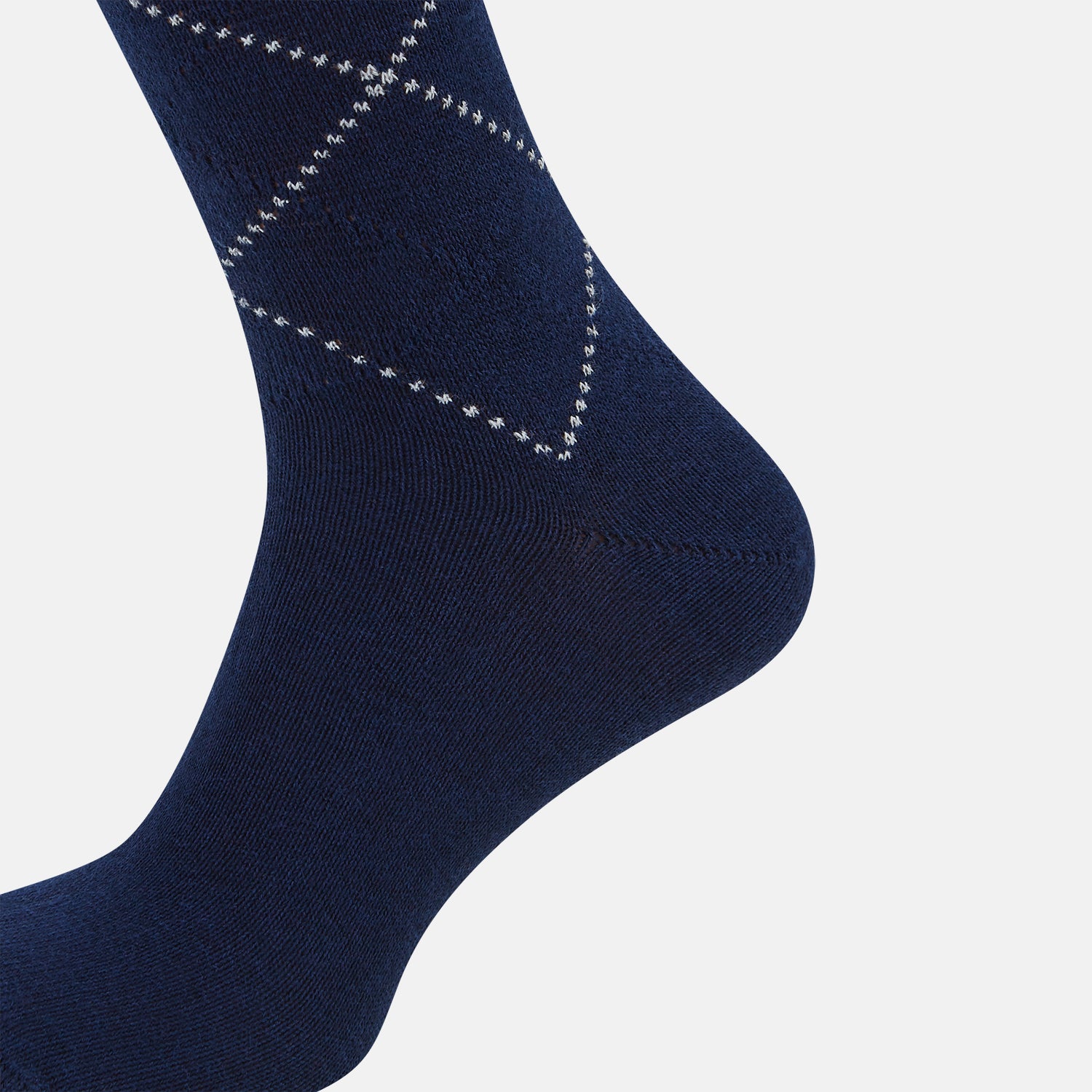 View 4 of product SOCKS SHORT COTTON DIAMOND ON AZZURRO 11+