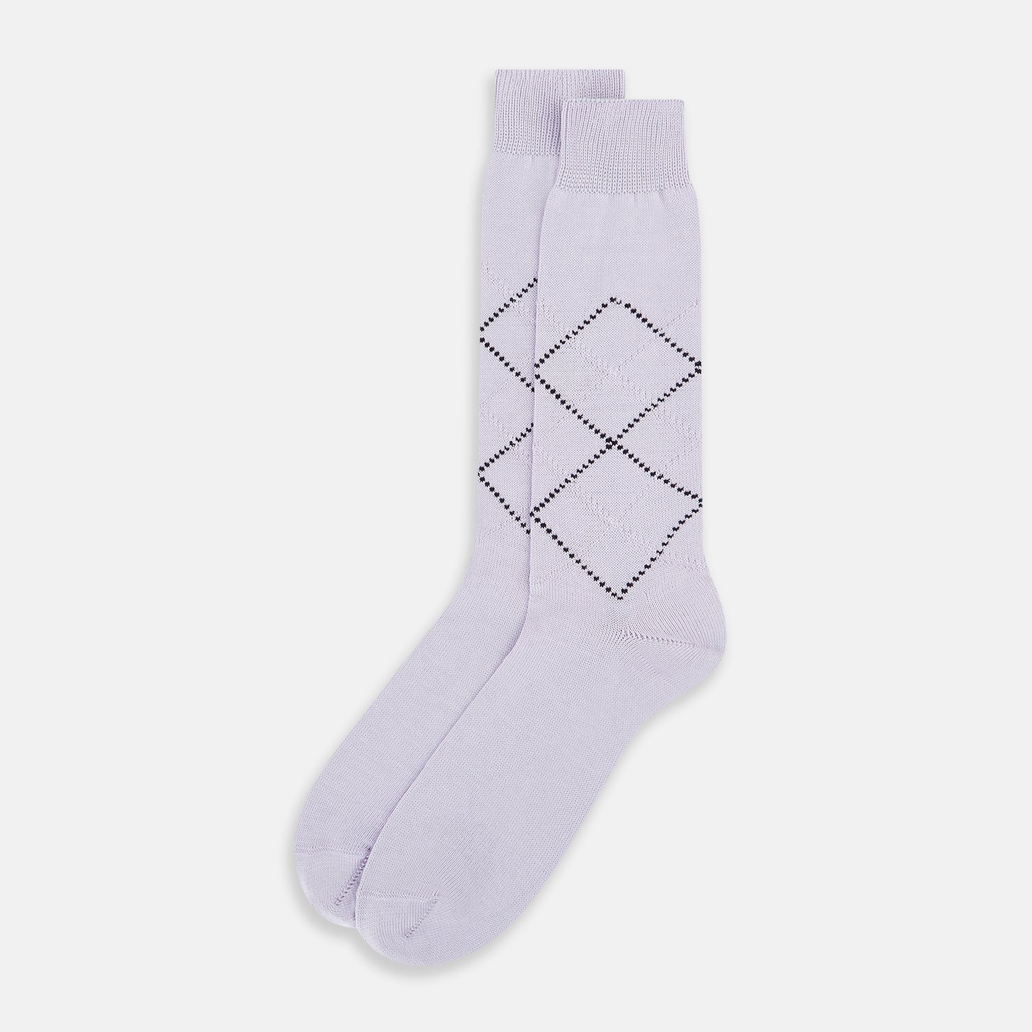View 2 of product SOCKS SHORT COTTON DIAMOND ON LIGHT PINK 11+