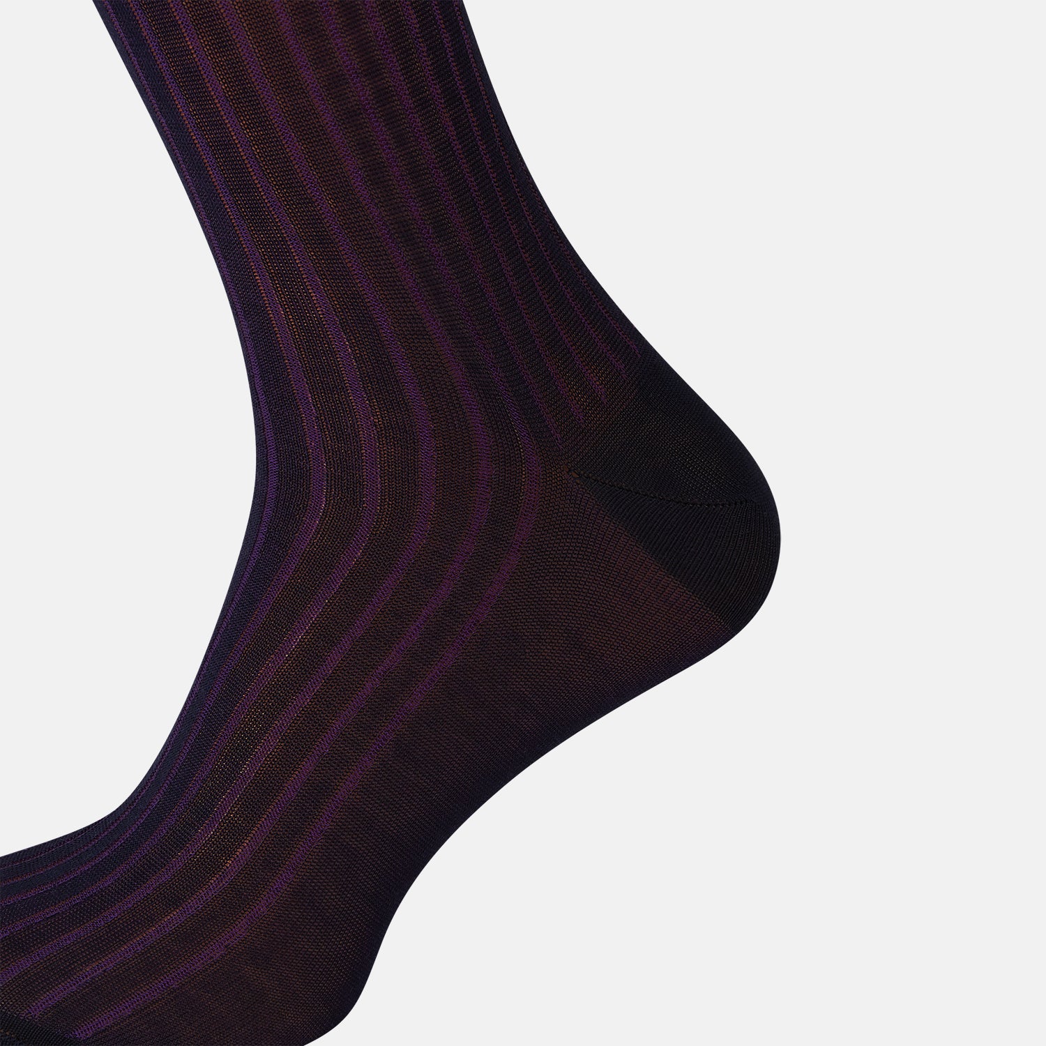 View 4 of product Navy Striped Mid-Length Socks