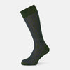 View 1 of product Sage Striped Mid-Length Socks