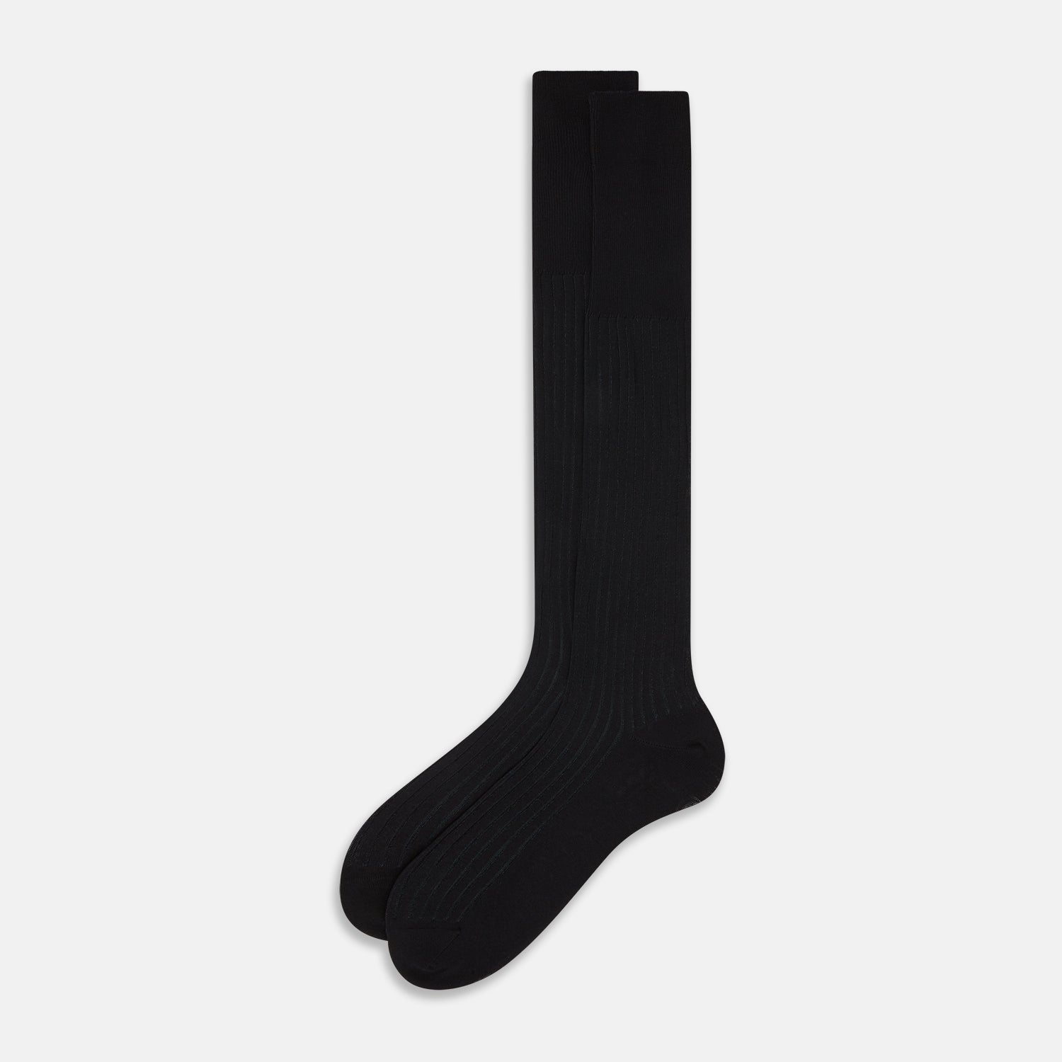 View 2 of product SOCKS LONG COTTON BLACK STRIPE 12