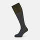 SOCKS LONG COTTON SAGE STRIPE 11+