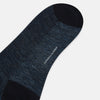View 3 of product Navy Cotton-Linen Mid-Length Socks