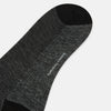 View 3 of product Charcoal Cotton-Linen Mid-Length Socks