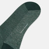 View 3 of product Forest Green Cotton-Linen Mid-Length Socks