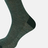 View 4 of product Forest Green Cotton-Linen Mid-Length Socks