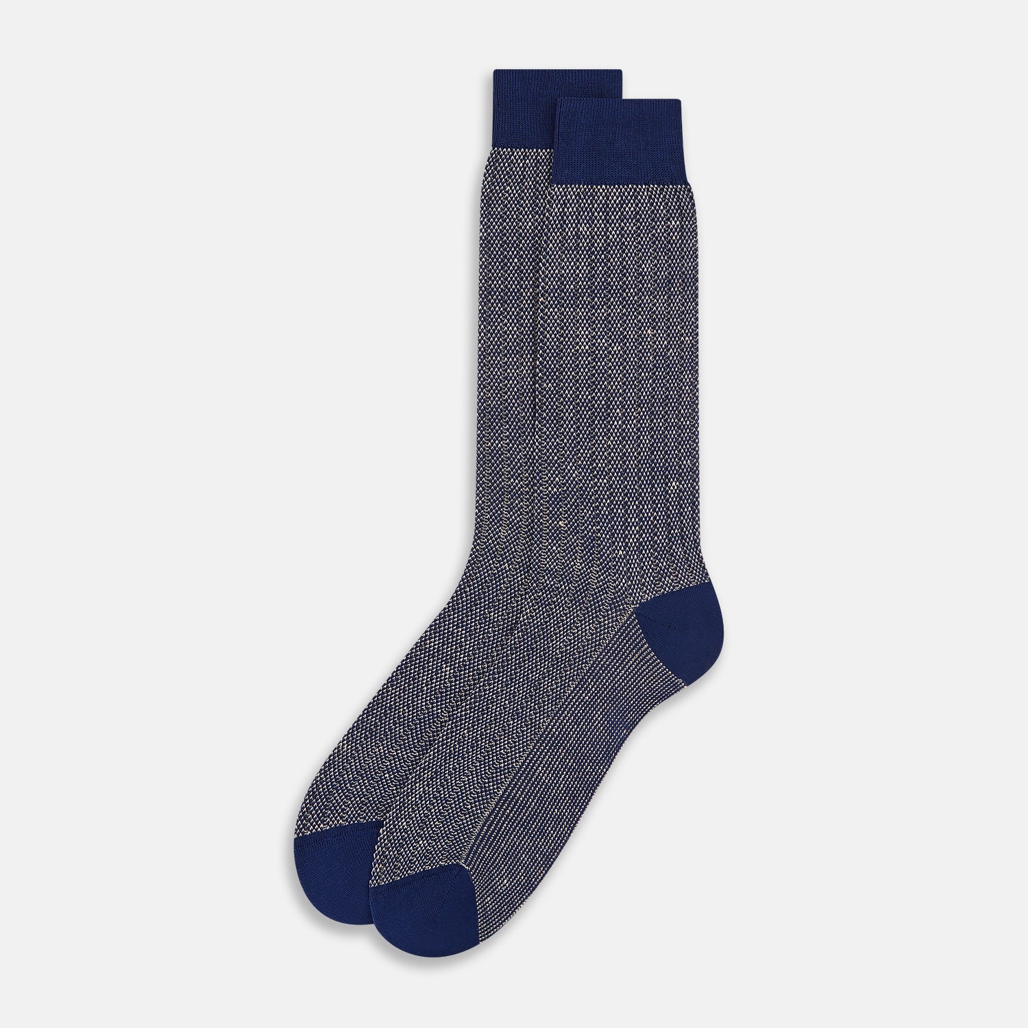 View 2 of product SOCKS SHORT COTTON/LINEN RIB DENIM 12