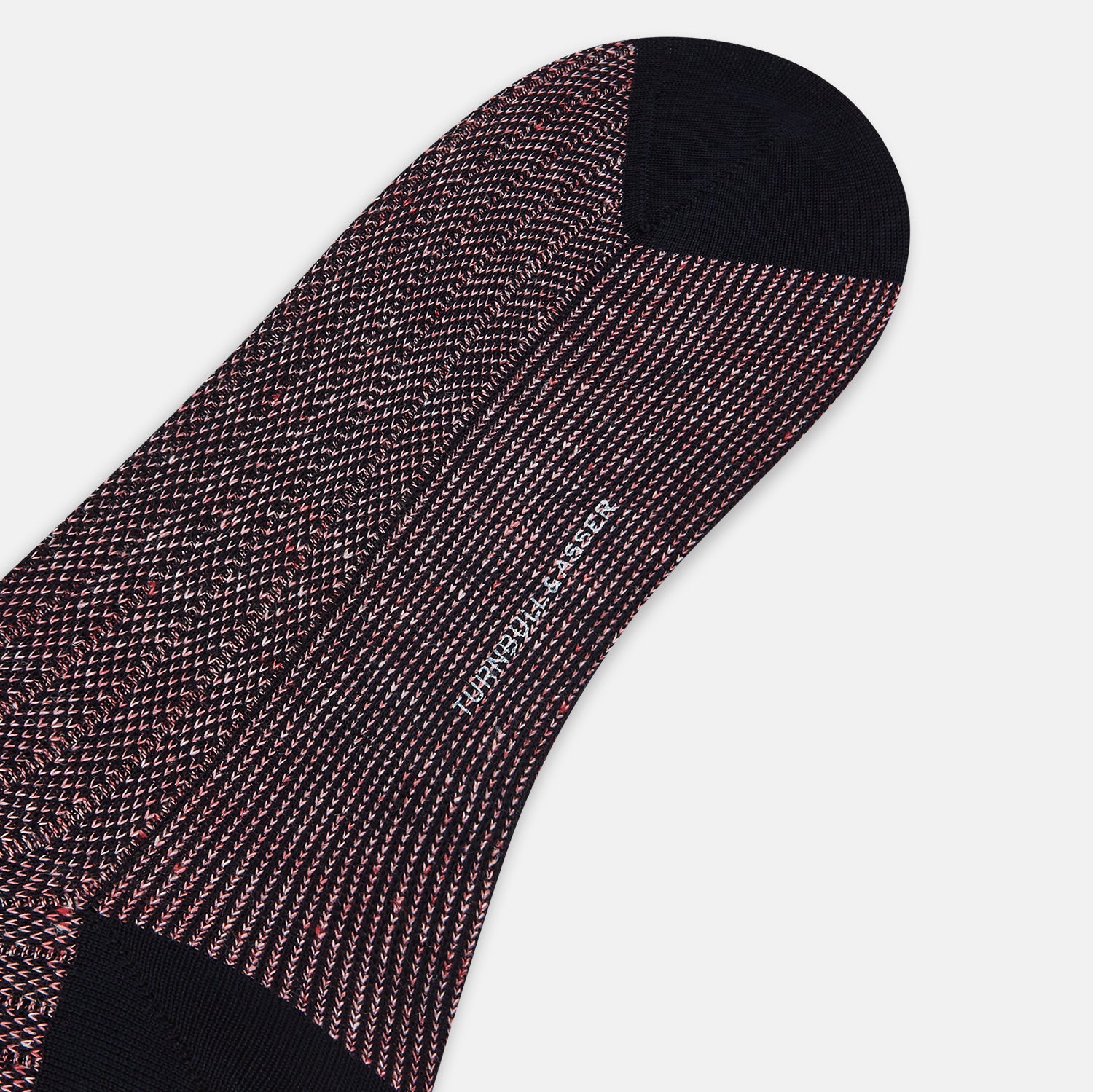 View 3 of product SOCKS SHORT COTTON/LINEN RIB BURGUNDY 11+