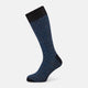 SOCKS SHORT COTTON/LINEN HARLEQUIN DENIM 13