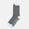 View 2 of product SOCKS SHORT COTTON/LINEN HARLEQUIN LIGHT PINK 11+