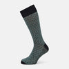 View 1 of product SOCKS SHORT COTTON/LINEN HARLEQUIN SAGE 10+